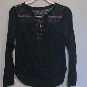 Black Lace Long Sleeve